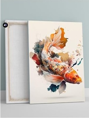 (PSTER21140) Koi Balığı Hayvan Kanvas Tablo 21 x 30