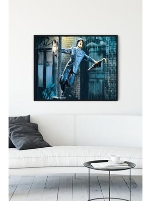 (PSTER13285) Singin In The Rain Film Afişi Çerçeveli Tablo (50X70CM)