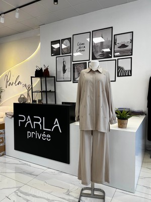 Nuss Taşlı Pantolonlu Takım