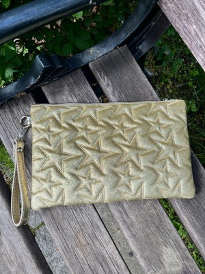 Butik Olea Trend Yıldız Desenli Clutch Çanta