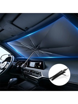 Empressco Evima Araç Güneşlik 75X140 cm Şemsiye Tipi Katlanabilir Ön Cam Güneş Koruyucu - Fiyatı, Yorumları