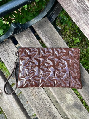 Butik Olea Trend Yıldız Desenli Clutch Çanta