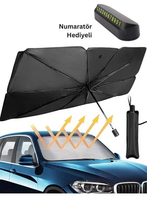 Empressco Carlifestyle Tüm Araçlar Için Araba Ön Cam Katlanabilir Oto Şemsiye Güneşlik (Numaratör Hediyeli) - Fiyatı, Yorumları