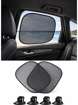 Empressco Arfseb Araç Cam Güneşliği 2’li Set – Vakumlu Oto Güneşlik Perdesi Uv Korumalı 44X36 cm - Fiyatı, Yorumları