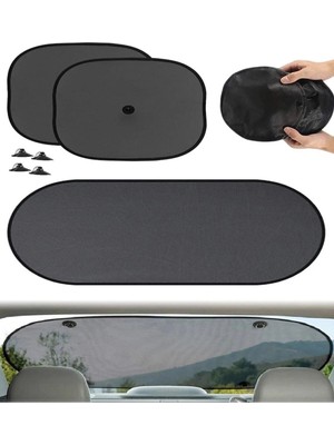 Empressco Mvc Concept Araba Oto Arka ve Yan Cam Vantuzlu Perde Güneşlik Set 3lü Gölgelik Oto Araç Arka Yan Cam Otoperde - Fiyatı, Yorumları