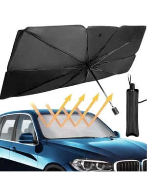 Empressco Ally Mobile Ally Araba Güneş Gölge Koruyucu Şemsiye Oto Ön Cam GÜNEŞLIK(145CM*79CM) Siyah,gri - Fiyatı, Yorumları