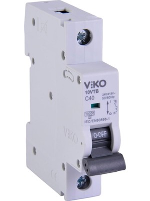 Skygo 10VTB-1C40 Otomatik Sigorta 10KA C Tipi 1 Kutup 40A