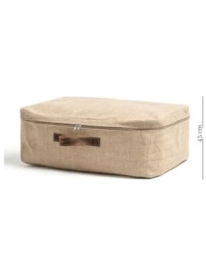 Skygo Büyük Boy Jüt Altı Yastık Yorgan Kazak Hurcu 60 x 18 x 45 cm