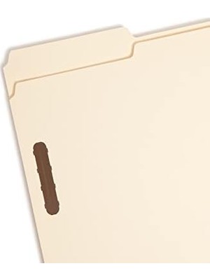 Ağır Kilit Dosya Klasör, 2 Vida, 1/3-Cut Tab, Legal Boyut, Manila, Kutu Başına 50 (19600)