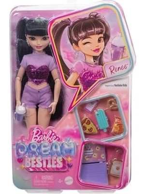 Besties™ Renee™ Bebek ve Aksesuarları Rüya Arkadaşlar Renee Bebek ve Yiyecek Temalı 11 Aksesuar HYC24