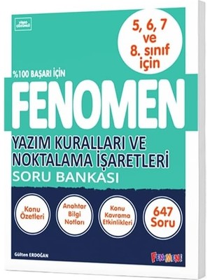 Skygo Fenomen Yazım Kuralları ve Noktalama Işaretleri Soru Bankası (5-6-7-8. Sınıflar Için)
