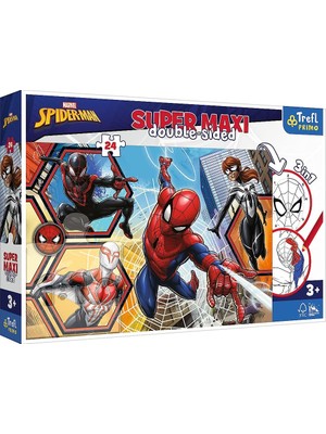 Primo -, Aksiyon Botları - 3'ü 1 Arada: Yapboz 24 Büyük Parça, Bohatern Masalları Içeren Renkli Yapboz
