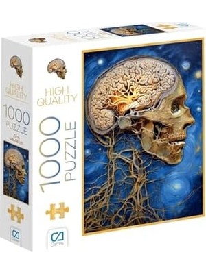 Zihin 1000 Parça 2,2mm Kalınlık 48X68CM Profesyonel Hobi Puzzle Yapboz Serisi