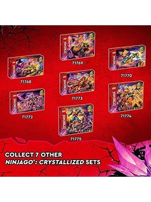 Kristal Kral Tapınağı Aksiyon Oyun Seti, 71771 Çocuklar Için Yapılabilir Oyuncak,, Zane, Kai ve Jay Minifigürleri ile 8 Artı Yaşında