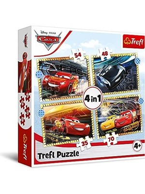 34608 Ready, Steady, Go! / Cars 3, 4'ü 1 Arada Set, Standart