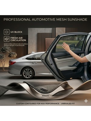 Empressco Autobase 2 Adet Oto Yan Cam Perdesi Araba Arka Güneşlik Örtüsü - Fiyatı, Yorumları
