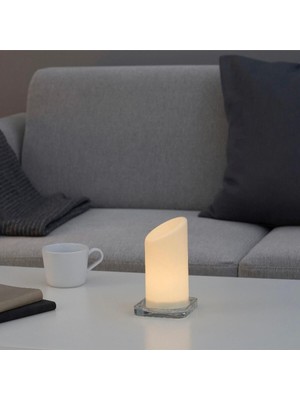 Adellövskog Beyaz 16 cm Led'li Blok Mum Ürün