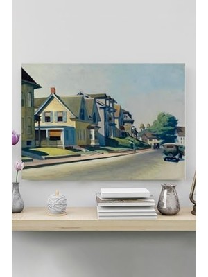 (PSTER20176) Sun On Prospect Street - Edward Hopper Sanatsal Poster 80 x 115