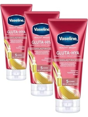 Gluta-Hya Serum Etkili Vücut Losyonu, Sıkılaştırıcı, 200 Mililitre (3 Paketi)