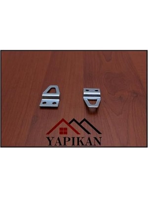 Mr.bracket 10 Ad. Tablo Kancası Kıvrık Model - Metal Çerçeve Askısı Aparatı - Vidalı Fotoğraf Resim Asma Kancası