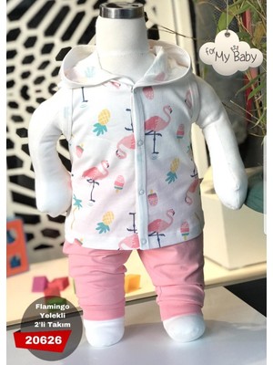 For My Baby Flamingo Yelekli 2'li Takım