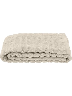 Inu Banyo Havlusu, El Havlusu 70 x 140 Cm, Yüksek Kaliteli Duş Havlusu, Banyo HAVLUSU%100 Pamuk, Kum (Doğal/bej)
