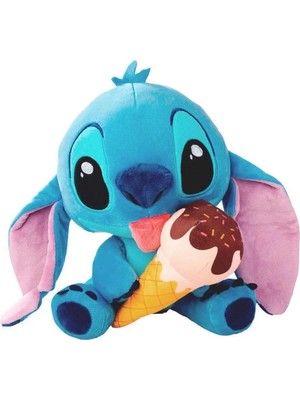Disney Dondurma Yiyen Stitch Peluş 25 cm