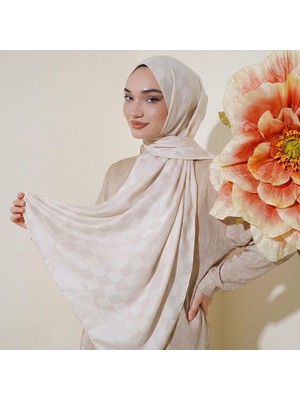 Revam Collection Dama Desen Ipeksi Jakar Şal