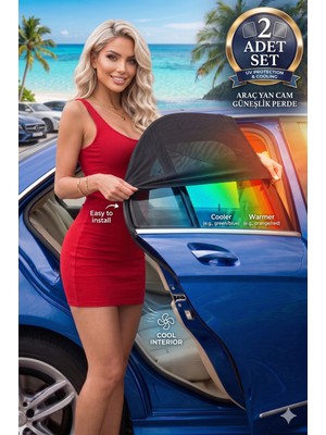 Empressco Baffhome Araba Yan Cam Perdesi Oto Cam Güneşlik Araç Cam Güneşliği 2 Adet - Fiyatı, Yorumları