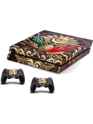 Stickrmarket Stickermarket Ps4 Osmanlı Sticker Seti Kaliteli Su Geçirmez PVC Malzeme ile Uzun Ömürlü