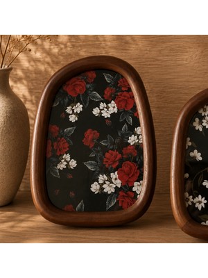 Meturas Market Akasya Dekoratif Çerçeve 13X18 cm Retro Vintage Masaüstü Tablo