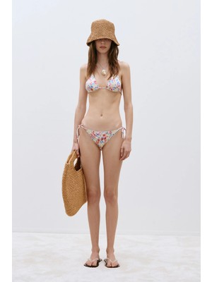 Suud Collection Camel Tala Hasır Çanta