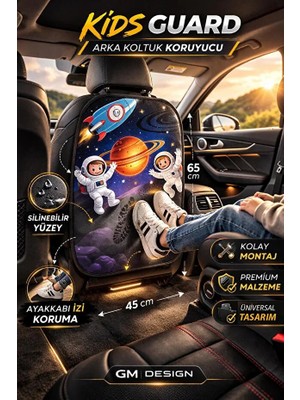 Store Aston Martin Rapide S 6.0 V12 (560 Hp) Touchtronic 2017 Uyumlu Kids Guard Eğlenceli Uzaylı Oto Koltuk Arkası Koruyucu – Su Geçirmez - Leke Tutmaz