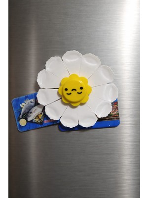 Alse 3D Papatya Buzdolabı Poşet Tutucu Magnet