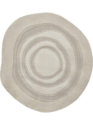 Gümüşsuyu Lugano Art 18158 Yuvarlak Daire Antitoz Halı