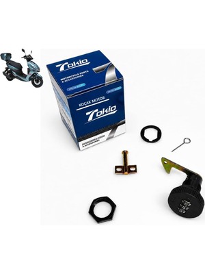 Koçak Motor Kuba Pesaro 125-X ve 50-X Port Bagaj Arka Çanta Kilidi Şifreli