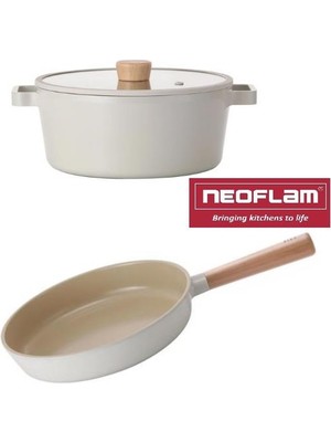 Neoflam Fika Döküm 24 cm Tencere & Tava Seti