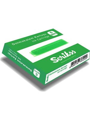 Scrikss Dolma Kalem Kartuşu Yeşil