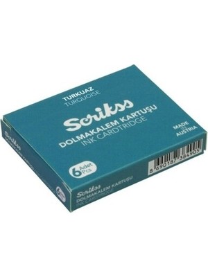Scrikss Dolma Kalem Kartuşu Turkuaz