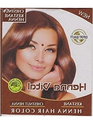 Esranın Dünyası Vital Hint Saç Kınası Kestane Renk 6 Lı Paket -