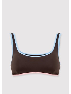 Mavi Kahverengi Bikini Üstü 1914056-70227