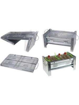Esranın Dünyası Zan Metal Pratik Portatif Katlanabilir Baj Tipi Kamp ve Piknik Manlı