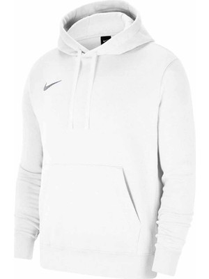 Nike Kadın Hoodie Düz Desenli Sweatshirt Beyaz Renk Kapüşonlu Sezonluk Rahat Kesim