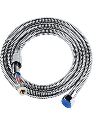 Esranın Dünyası 150 cm Ekonomik Duş Spirali/patlamaya Dayanımlı Hortum, El Duşu, Başlık, Set, Takım ve Kamp Otdoor Sistemleri ile Uyumlu/örgülü Iç Epdm Borusu