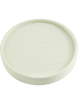 Tak Calıştir Yuvarlak Ahşap Anfora Kumaş Yüzüklük 20 cm