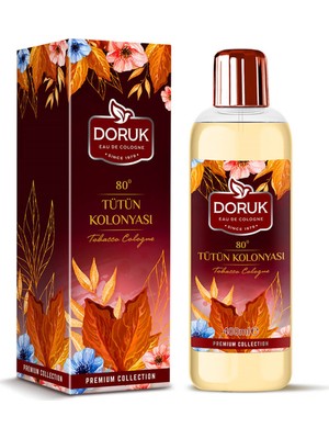 Doruk 80 Derece Tütün Kolonyası 400 ml Plastik Ambalajda Büyüleyici Koku