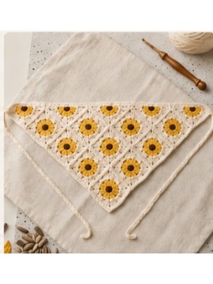 Joinkidz Bohem Örme Pamuklu Bandana Eşarp