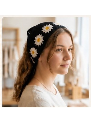 Joinkidz Bohem Örme Pamuklu Bandana Eşarp Kadın/kız
