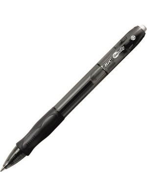 Bic Gelocity Siyah Jel Kalem 949873 Konforlu Yazım İçin Yumuşak Kauçuk Tutaçlı Kalem