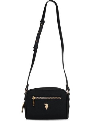 U.S. Polo Assn. Sıyah Kadın Postacı Çantası US26284 Ayarlanabilir Askılı Ergonomik Tasarım